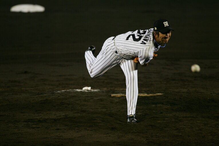 現役時代の藤川　©Sports Graphic Number