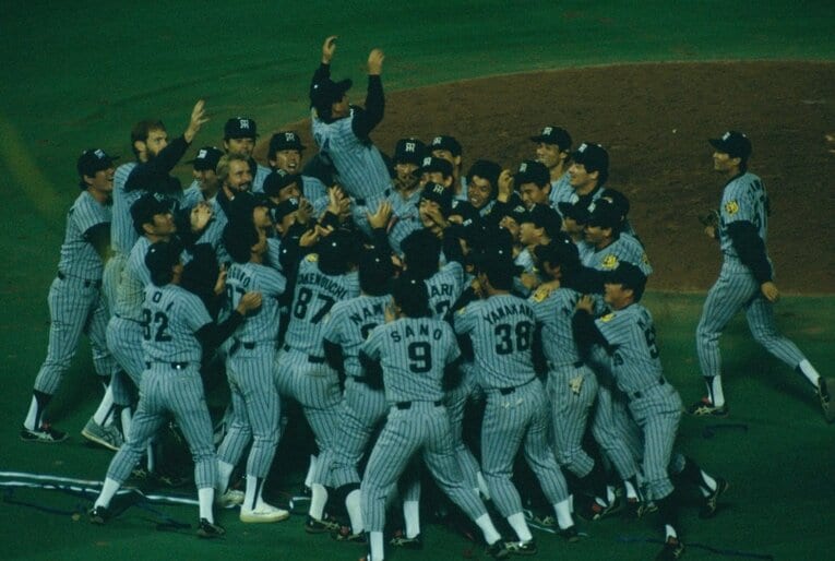 1985年の優勝時　©Sports Graphic Number