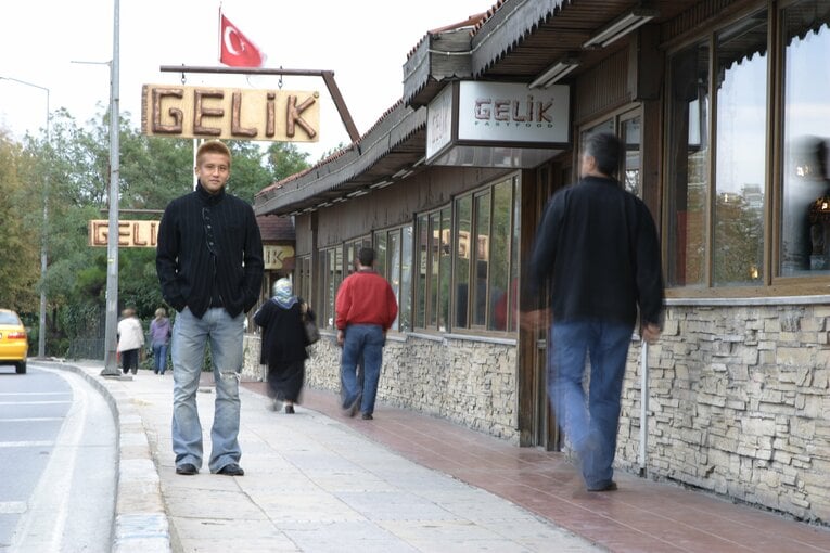 ガラタサライ時代の稲本。2006年にトルコ・イスタンブールで撮影　©Takuya Sugiyama