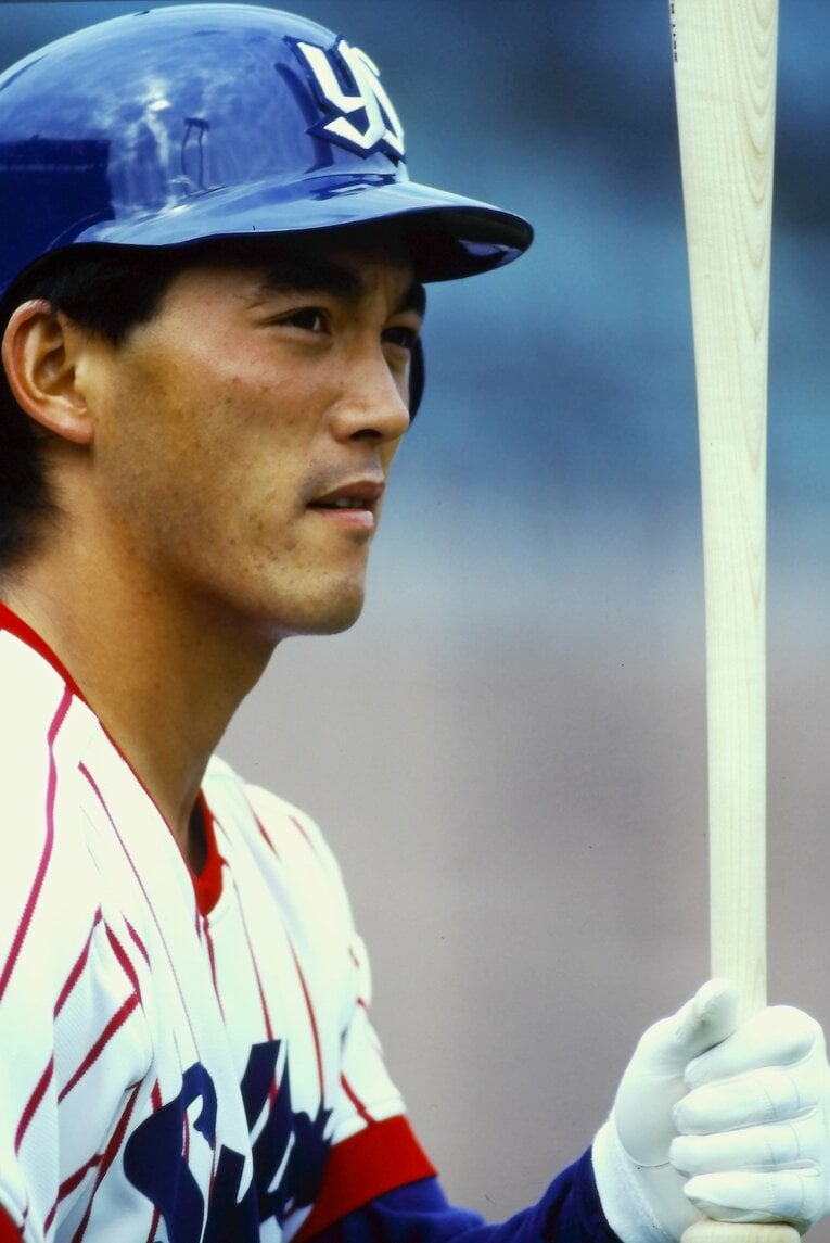 ヤクルト時代の長嶋一茂　©Naoya Sanuki