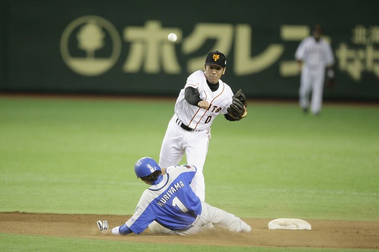 2006年から09年まで巨人でプレーした木村拓也。08年には自己最高打率2割9分3厘を記録　©BUNGEISHUNJU