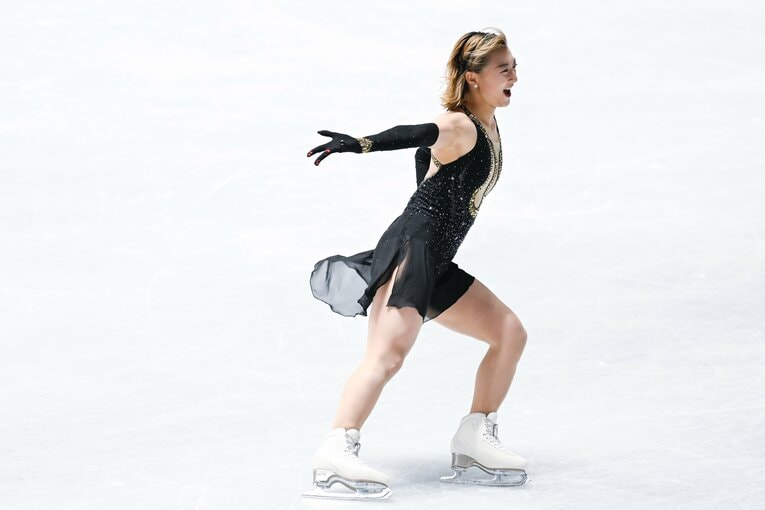 NHK杯、坂本花織のフリー演技　©︎Asami Enomoto