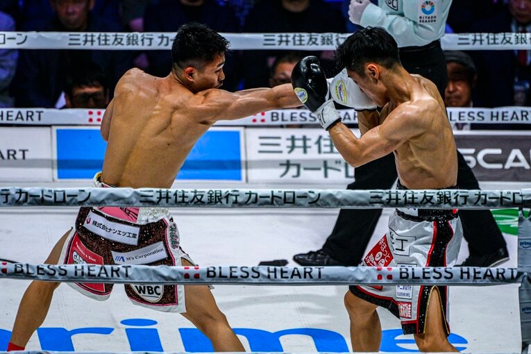 中谷潤人vs.西田凌佑（WBC・IBF世界バンタム級王座統一戦） ©Takuya Sugiyama