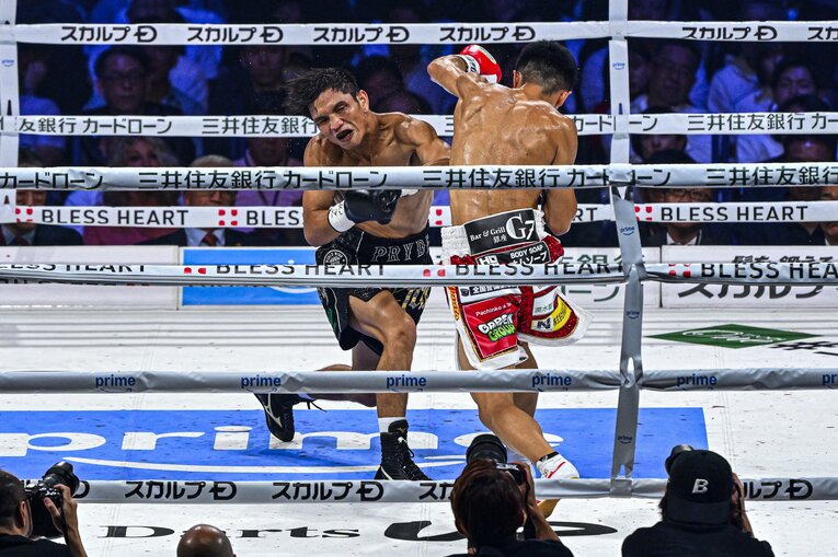 中谷潤人vs.ペッチ・ソー・チットパッタナ（WBC世界バンタム級タイトルマッチ）©Takuya Sugiyama