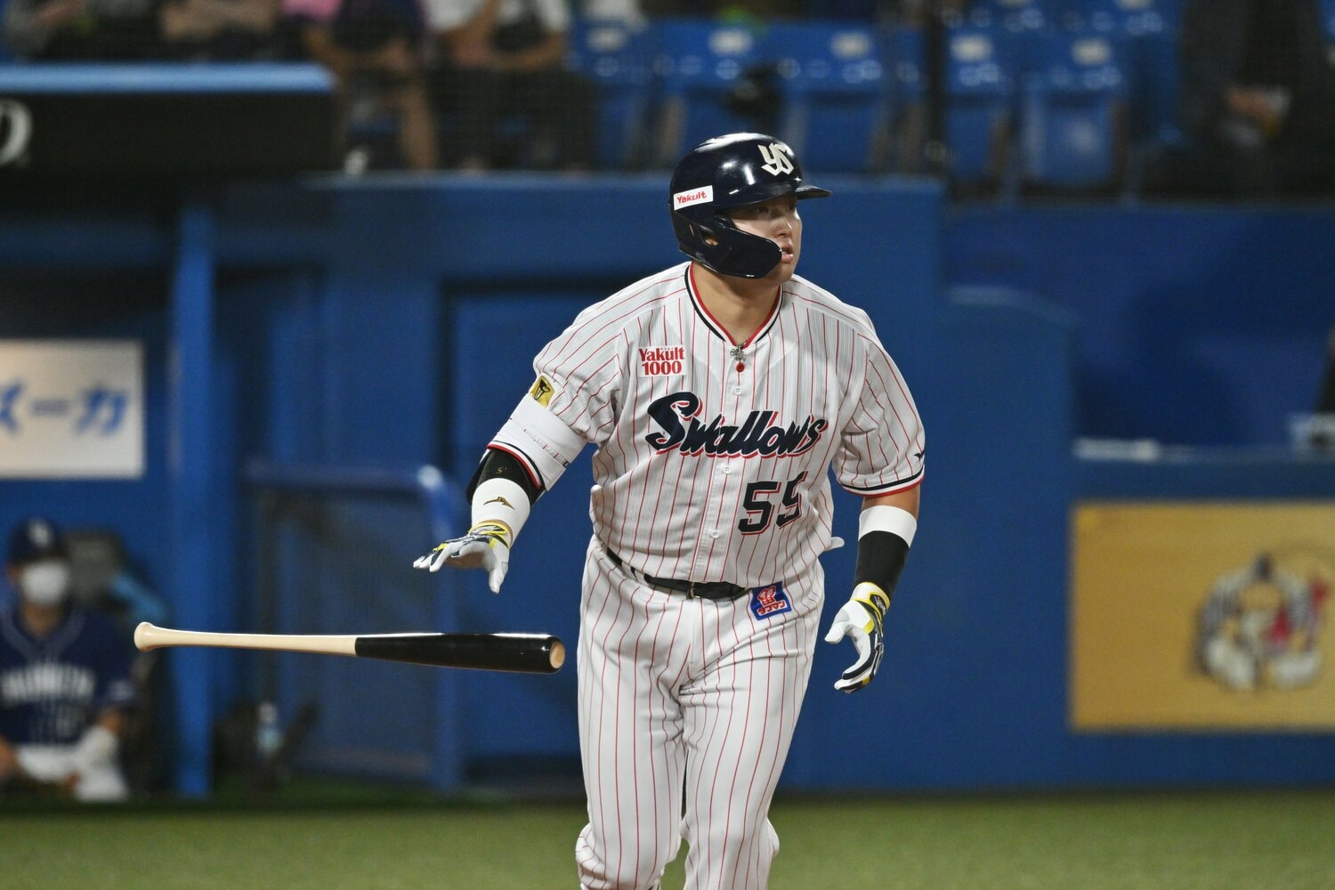 9月2日の中日戦で最年少50号ホームラン。日本人選手が50号を超えるのは2002年の松井秀喜以来となる ©Hideki Sugiyama