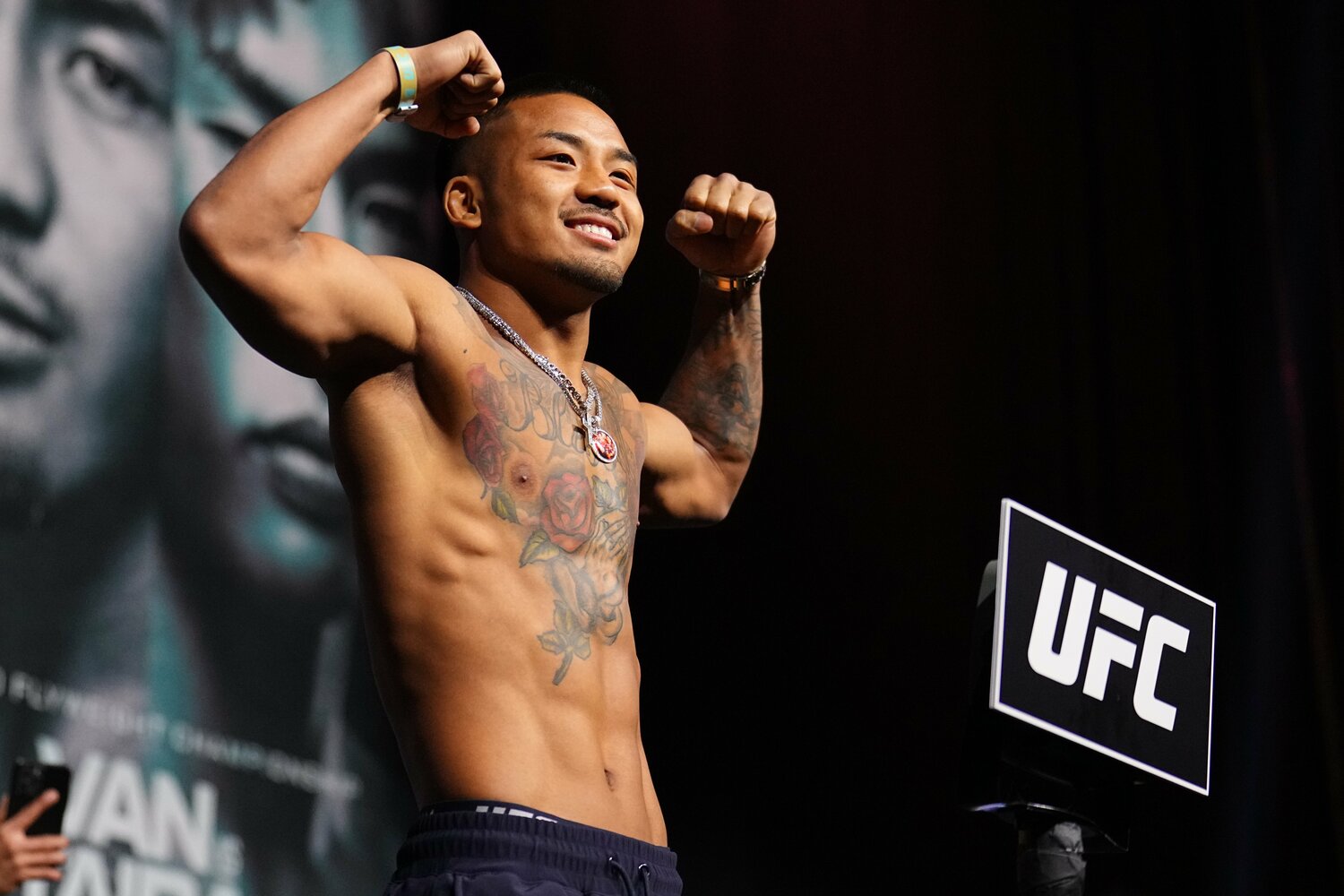 卓越した打撃力を誇る王者ジョシュア・ヴァン　©Zuffa LLC/UFC