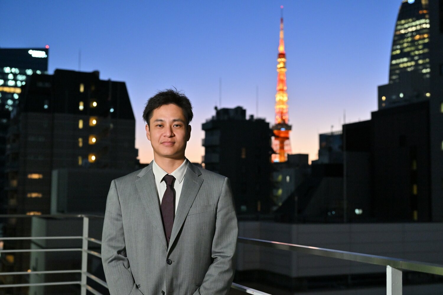 メディア出演など、都内で多忙なスケジュールをこなしていた大竹耕太郎。この取材の後も、生配信の収録が控えていた　©︎Hideki Sugiyama