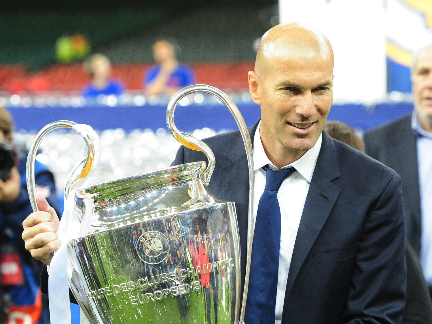 CLを連覇したジダン監督 (C)Getty Images