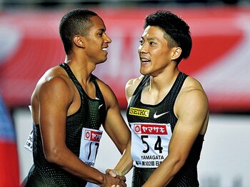 日本選手権を制した山縣亮太に立ちはだかる、中国男子短距離勢。～すさまじいスピードで成長するアジアの100m走～＜Number Web＞ photograph by AFLO