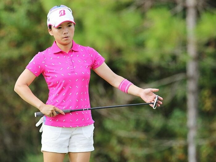 もっとゴルフが上手くなりたいだけ――。1人で米ツアー回る有村智恵の現在地。＜Number Web＞ photograph by Shizuka Minami