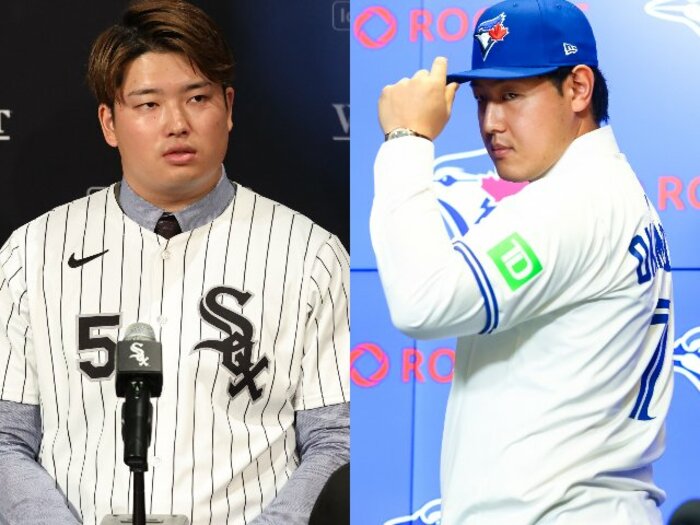 村上宗隆と岡本和真“MLB1年目のリアル予想”「とてもじゃないけど同じようには打てない」ルーキー時代の松井秀喜が記者に語った“まさかの本音”＜Number Web＞ photograph by Getty Images