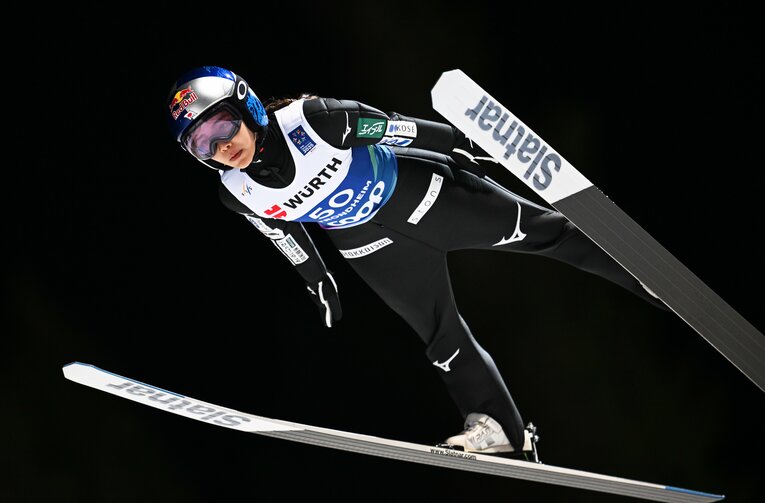 【スキージャンプワールドカップ2025】　©JIJI PRESS