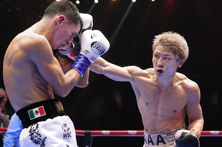 リヤドで年間4度目となる防衛を成功させた井上尚弥。モンスターの試合を「ボクシングの本場」英国の記者はどう見たのだろうか ／ photograph by Naoki Fukuda