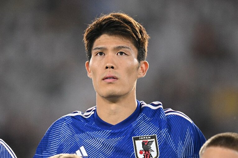 ドイツ戦完勝の大きな要因となった冨安健洋。中村憲剛氏は「見事なパフォーマンス、抜群の存在感」と高く評価した ／ photograph by Getty Images