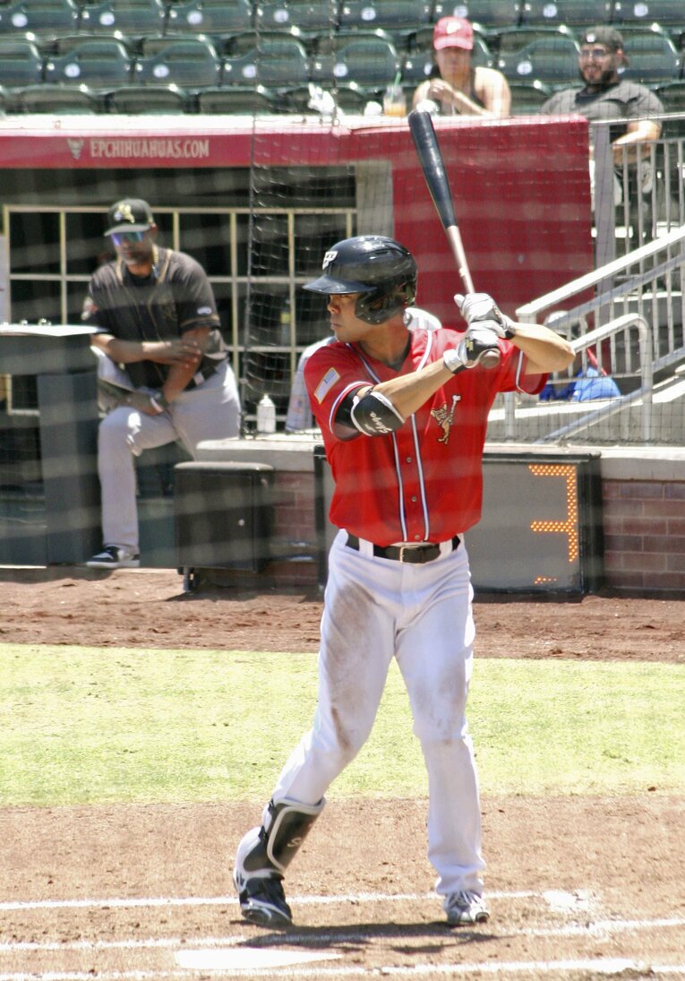 2022年5月、パソレス傘下の3Aエルパソでプレーする秋山　©KYODO