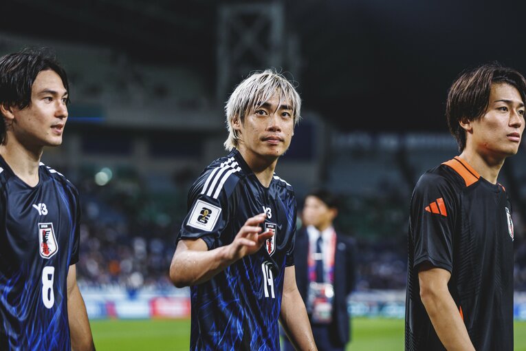 試合後の伊東純也　©Kiichi Matsumoto