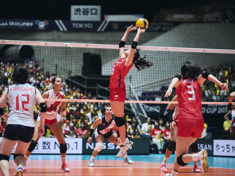 関菜々巳／FIVBパリ五輪予選　©︎Yuki Suenaga