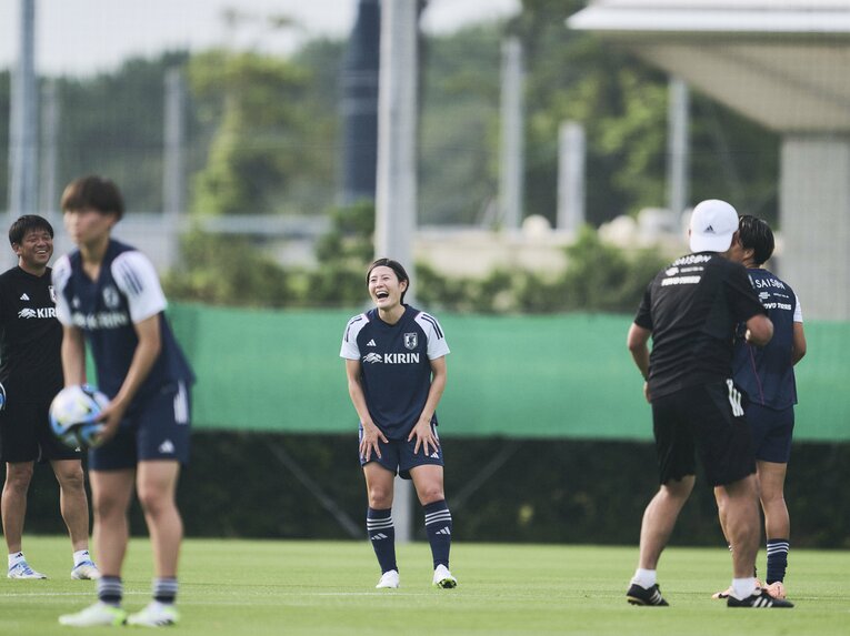 自身初となるワールドカップに臨む猶本光（29歳）　©︎Yuki Suenaga