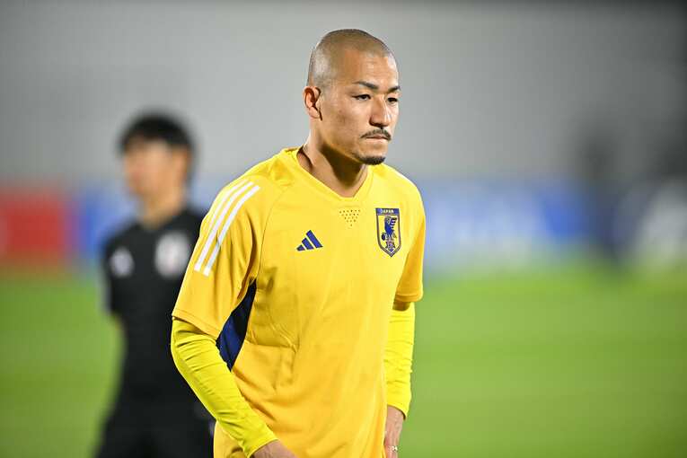 スペイン戦前日の練習　©Takuya Kaneko／JMPA