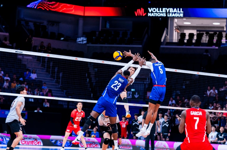 2023年ネーションズリーグ（フランス大会）©︎FIVB