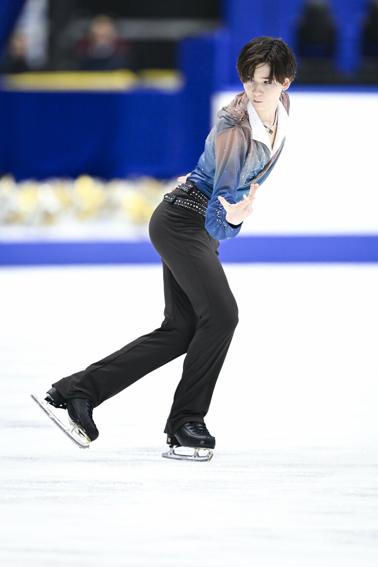 中田璃士、全日本選手権フリーの演技　©︎Asami Enomoto