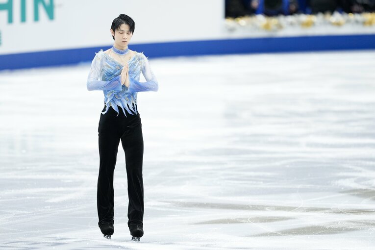 2021-2022シーズンのショートプラグラム『序奏とロンド・カプリチオーソ』　©Asami Enomoto