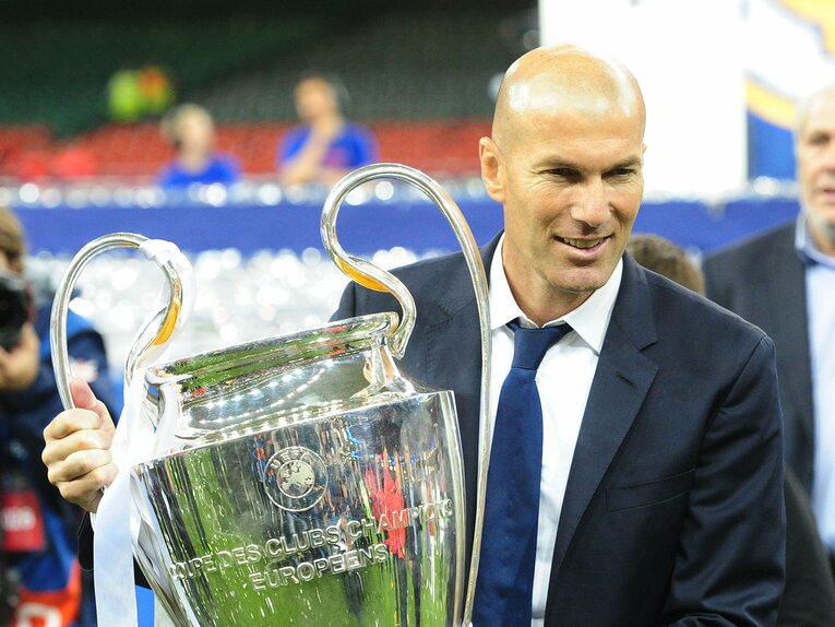 CLを連覇したジダン監督　(C)Getty Images