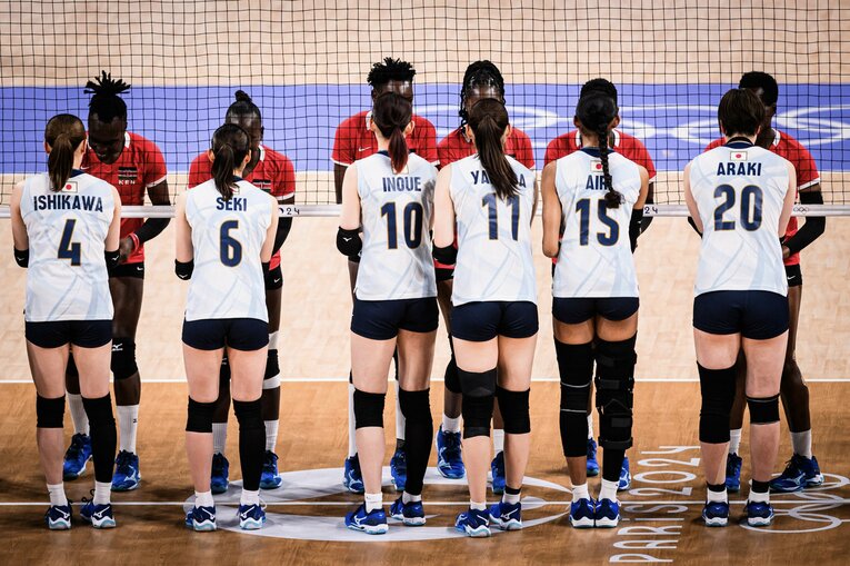 パリ五輪予選ラウンド・ケニア戦　©︎Volleyball World