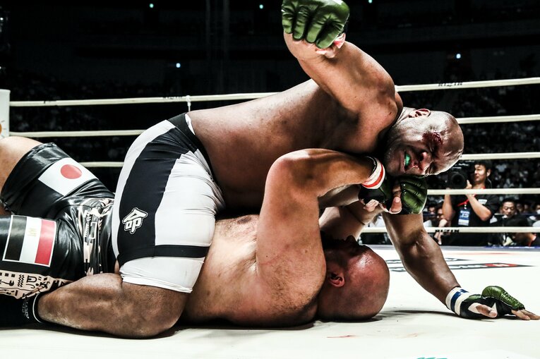 ボブサップの日本での最終戦となったvs大砂嵐（2018年9月RIZIN）　©RIZIN FF Susumu Nagao