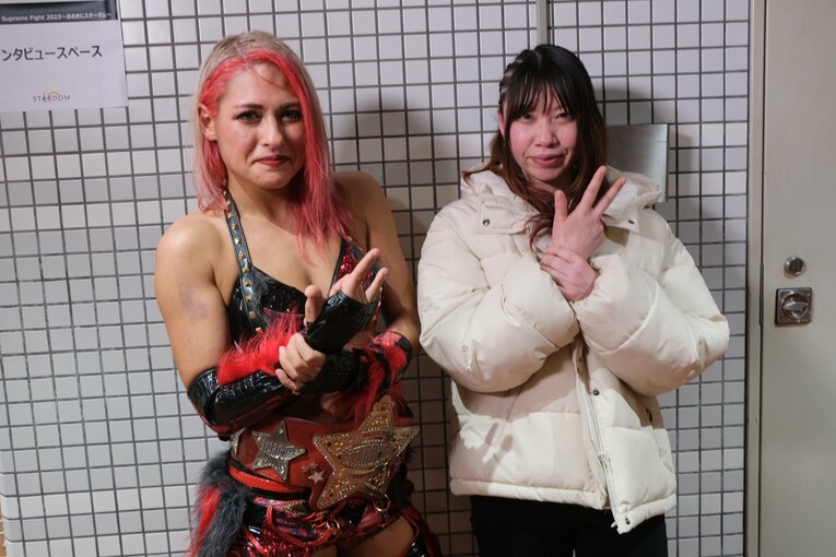 「ジュリアvs鈴季すず」はなぜ“最高に映える”タイトルマッチだったのか？ 試合直後の“姉妹”が明かしたそれぞれの「25分4秒」(27)