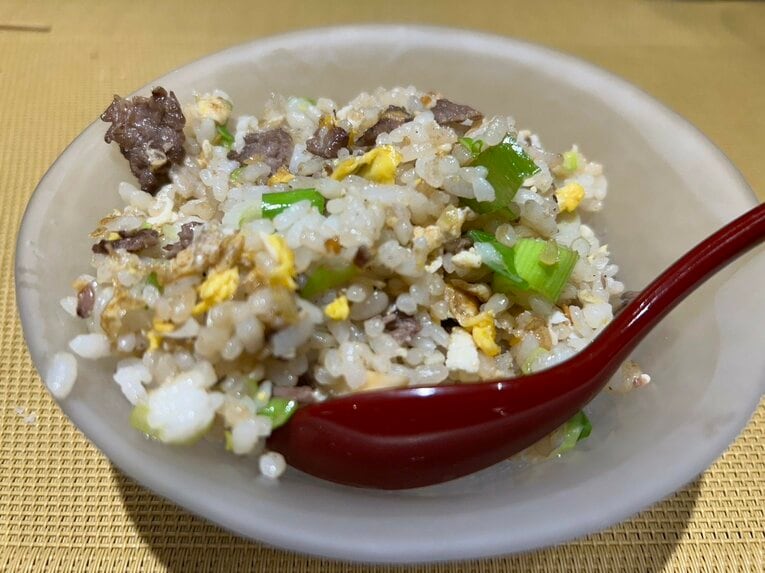 畠中シェフが特別に作ってくれた「ガーリックライス」