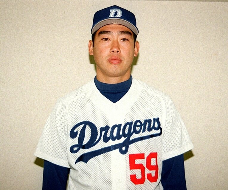 現役時代の若林監督（1997年撮影）　©︎Kyodo News