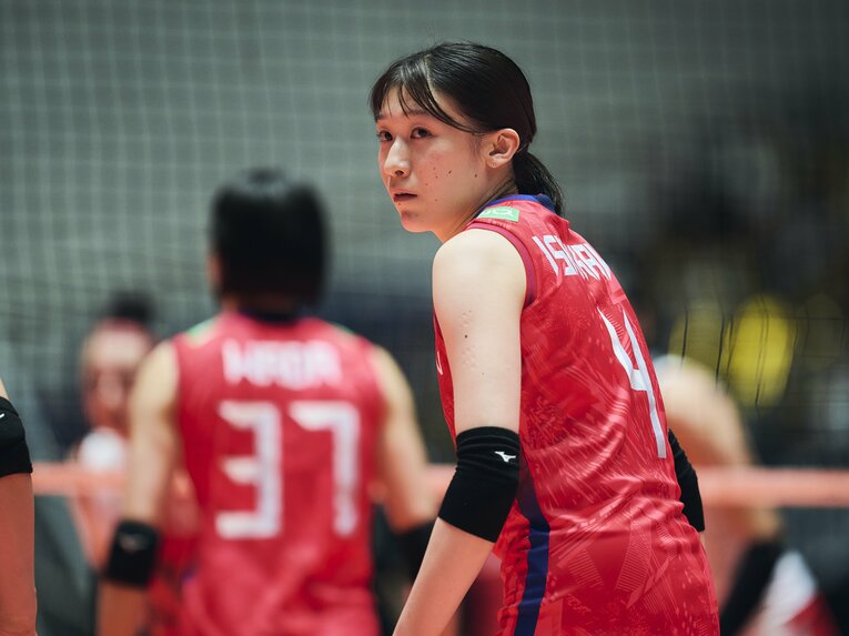 石川真佑／FIVBパリ五輪予選　©︎Yuki Suenaga