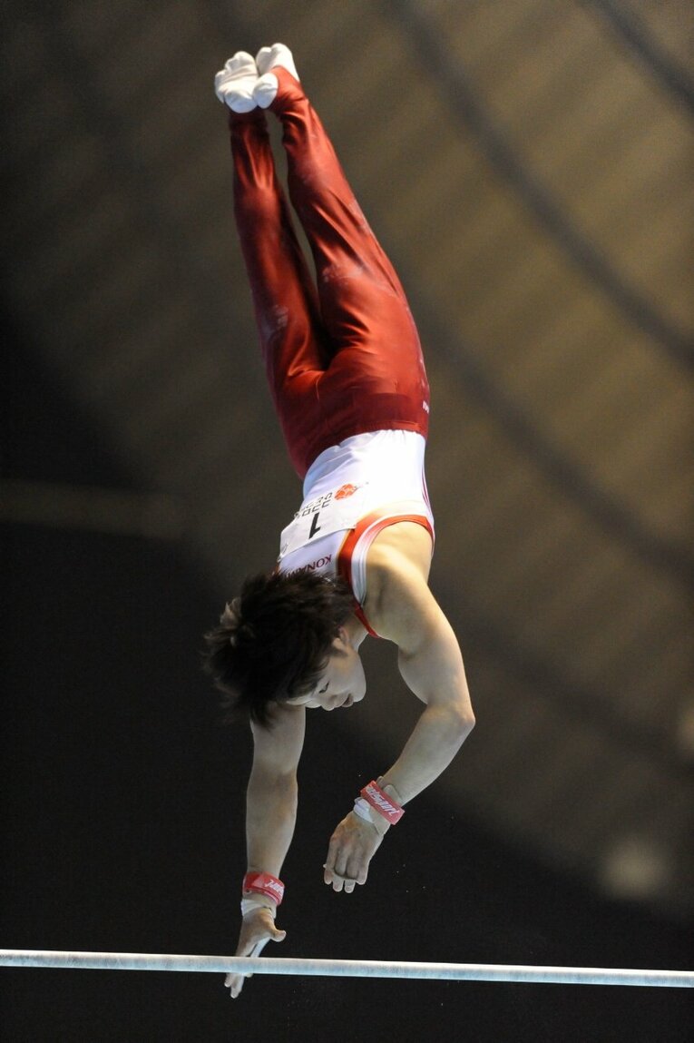 内村航平 ／ photograph by Sports Graphic Number