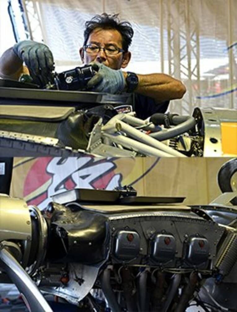 室屋のチームでエンジニアを務める西村隆。彼もまた日本における期待の大きさを実感しているという。(C)Masayuki Tanabe　 