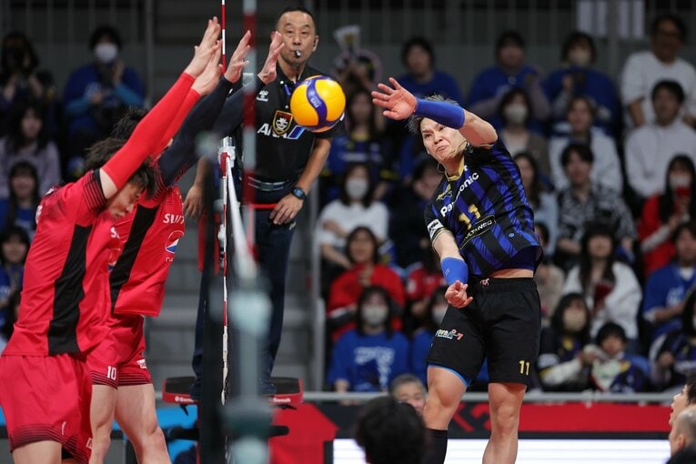 西田有志（パナソニックパンサーズ）©︎JVL