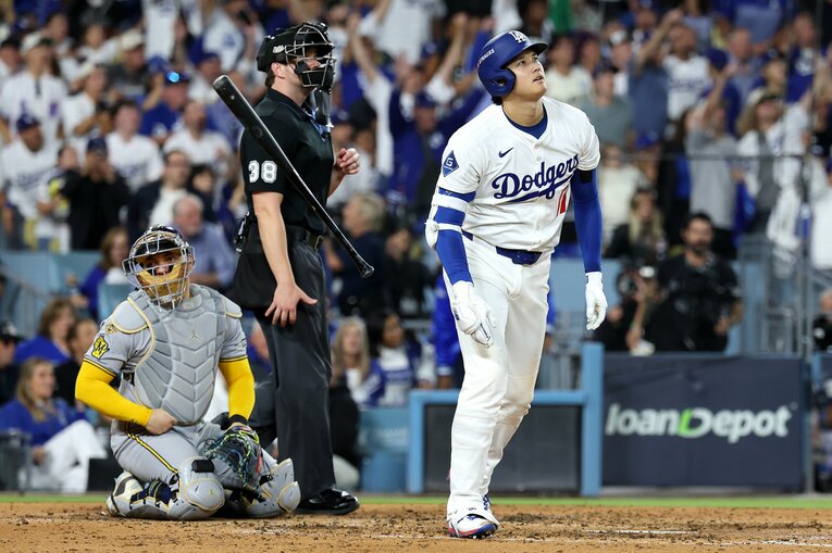 昨年のリーグ優勝シリーズ第4戦では6回無失点10奪三振に3本塁打と、完全無欠の二刀流を見せた　©Getty Images