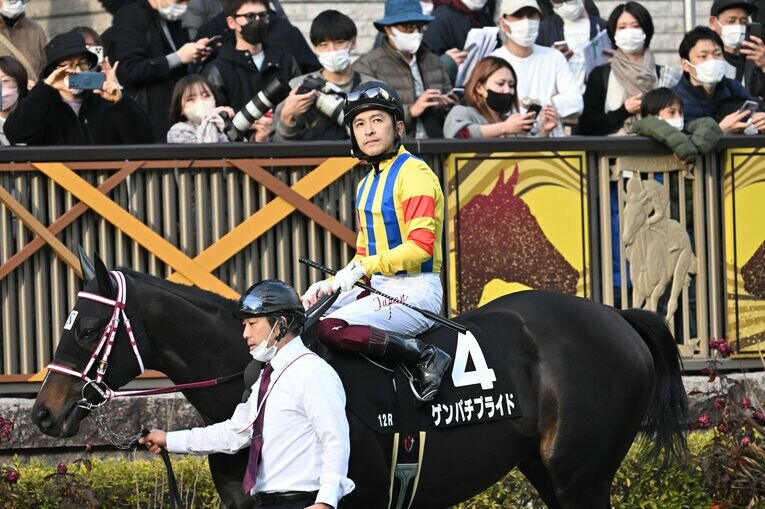 国内ラスト騎乗となった2月19日の大島特別　©Keiji Ishikawa