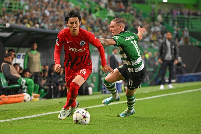 鎌田はEL、CLで結果を残している　©Getty Images