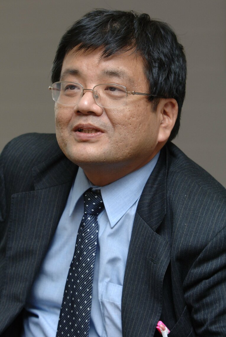 闘病前の森永さん（2007年撮影）　©︎BUNGEISHUJU