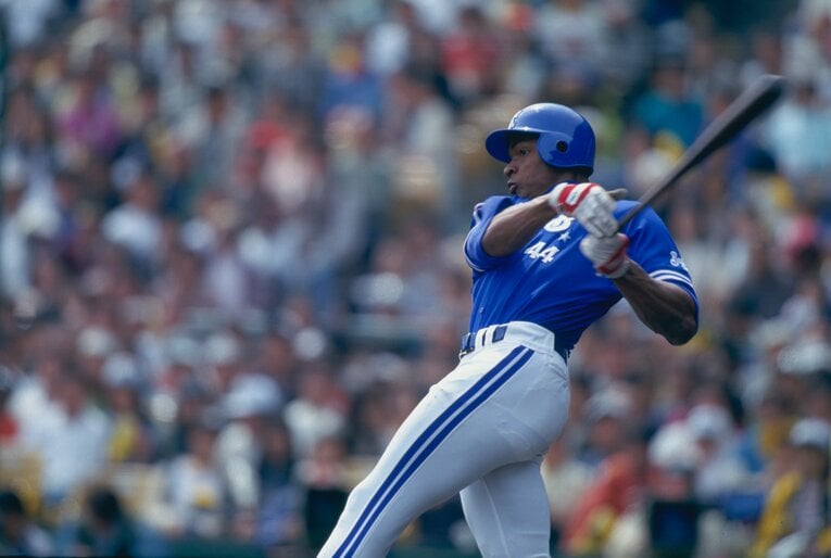 1994年に35本塁打を放つなどローズと強力クリーンアップを形成したグレン・ブラッグス　©Koji Asakura