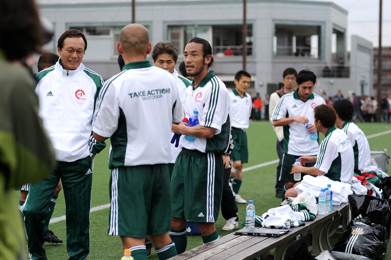 TAKE ACTIONフットボールマッチ（2009年）　©︎Naoya Sanuki