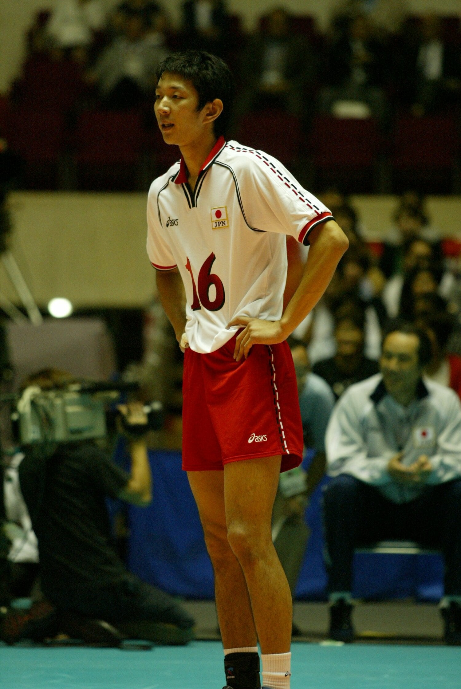 日本代表時代の北川監督（2002年ワールドリーグ）©︎YUTAKA/AFLO SPORT