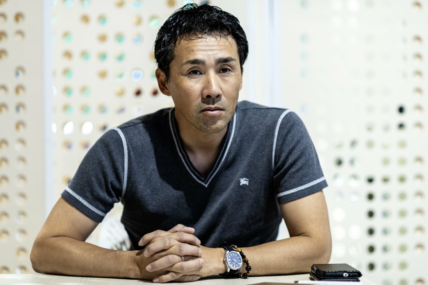 波乱万丈の半生を語った大岩　©Takuya Sugiyama