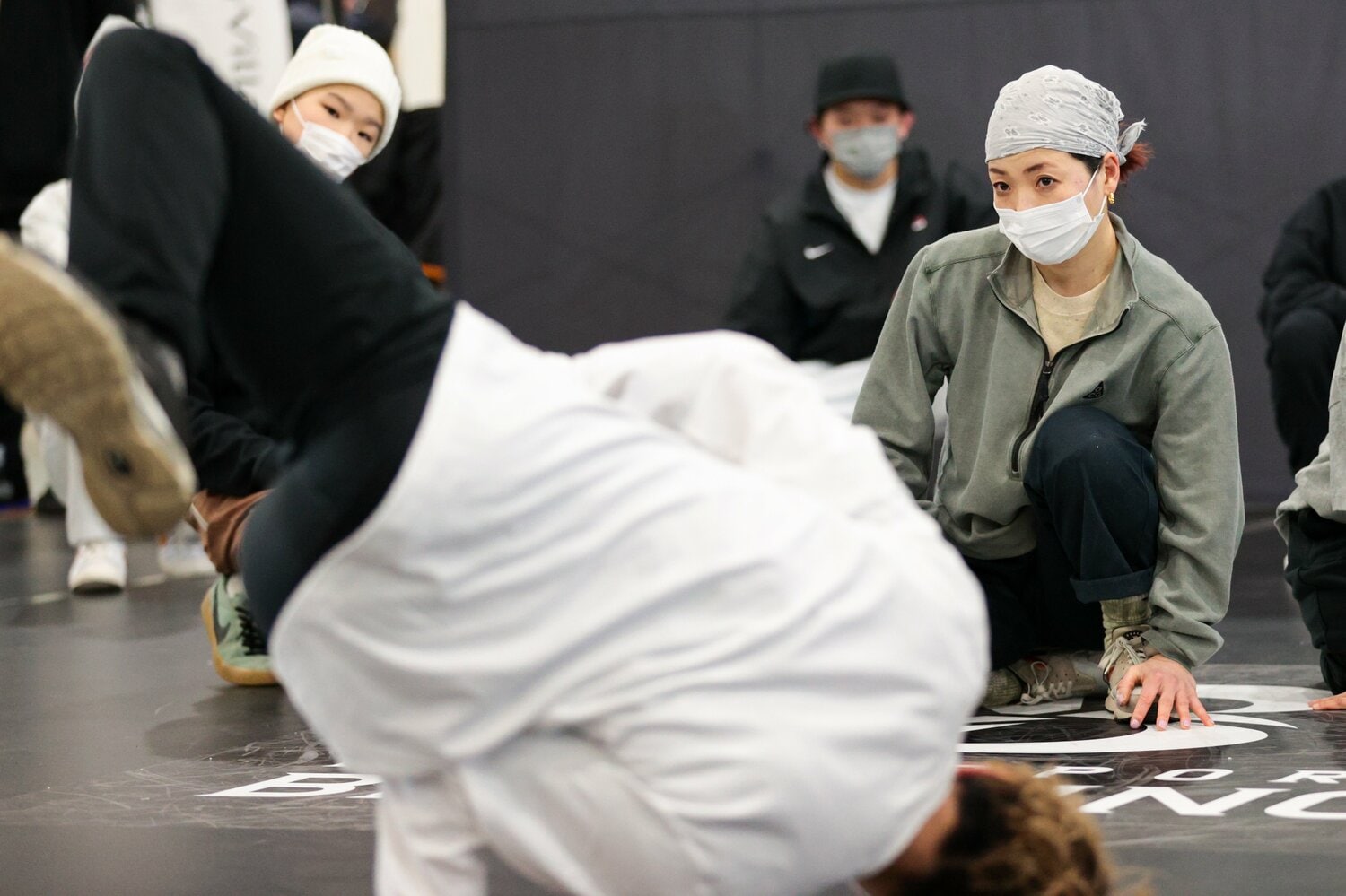 ブレイキンを続けながらも、強化指定選手となることについては悩みを抱えていた福島　©AFLO