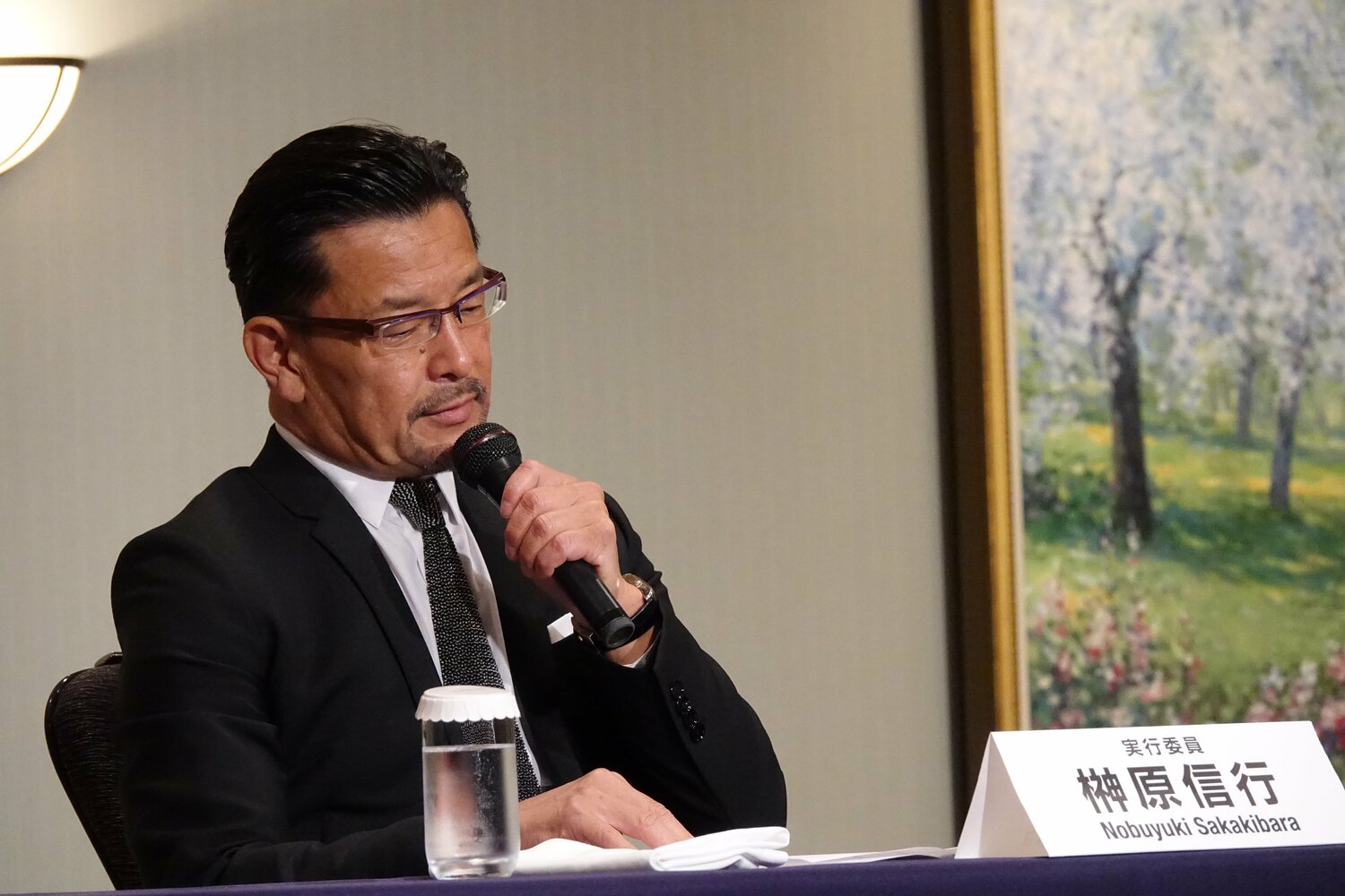 実行委員から身を引くことも示唆した榊原氏 ©Koji Fuse