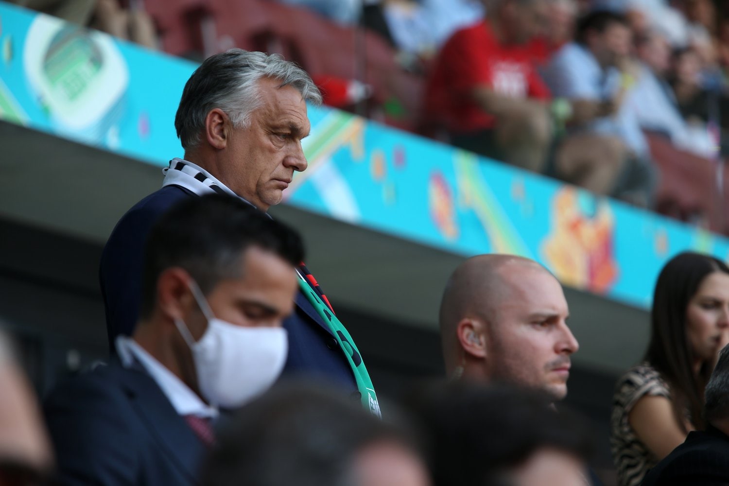 ポルトガル戦も観戦したオルバーン首相©Getty Images