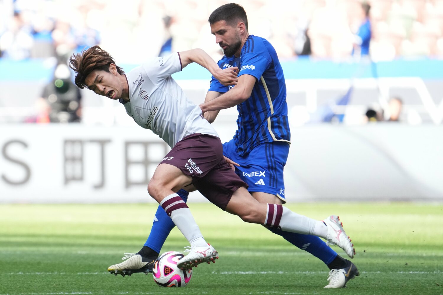 神戸で奮闘中の宮代　©Etsuo Hara/Getty Images