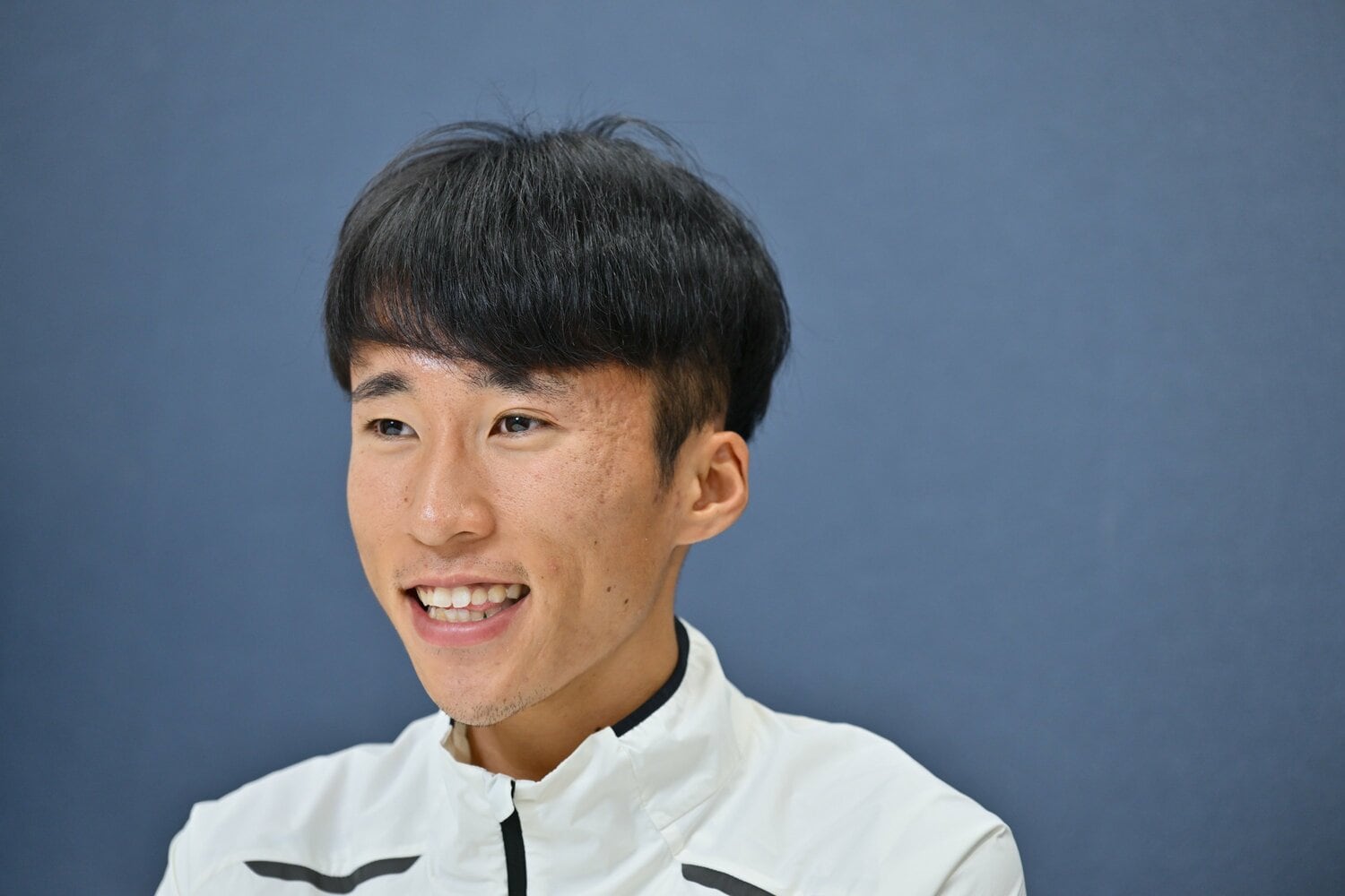 「山の妖精は最初は恥ずかしかった」と思い出を話してくれた山本唯翔（現・SUBARU）　©Hideki Sugiyama