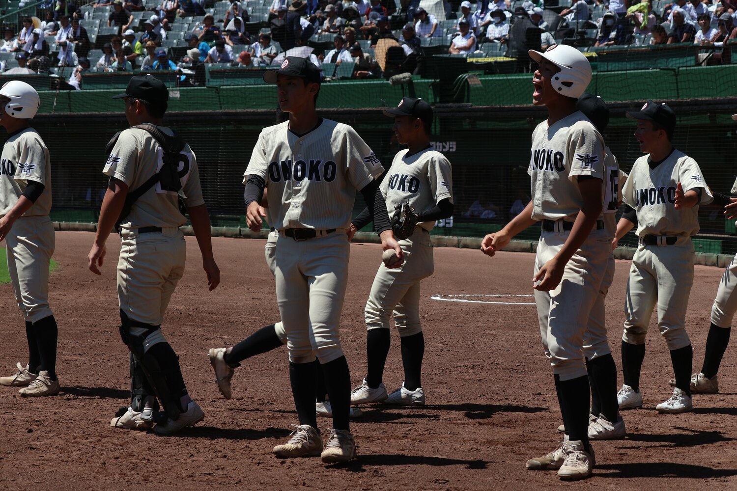 「私学を倒すことを目標にやってきた」という小野ナイン　©︎Fumi Sawai